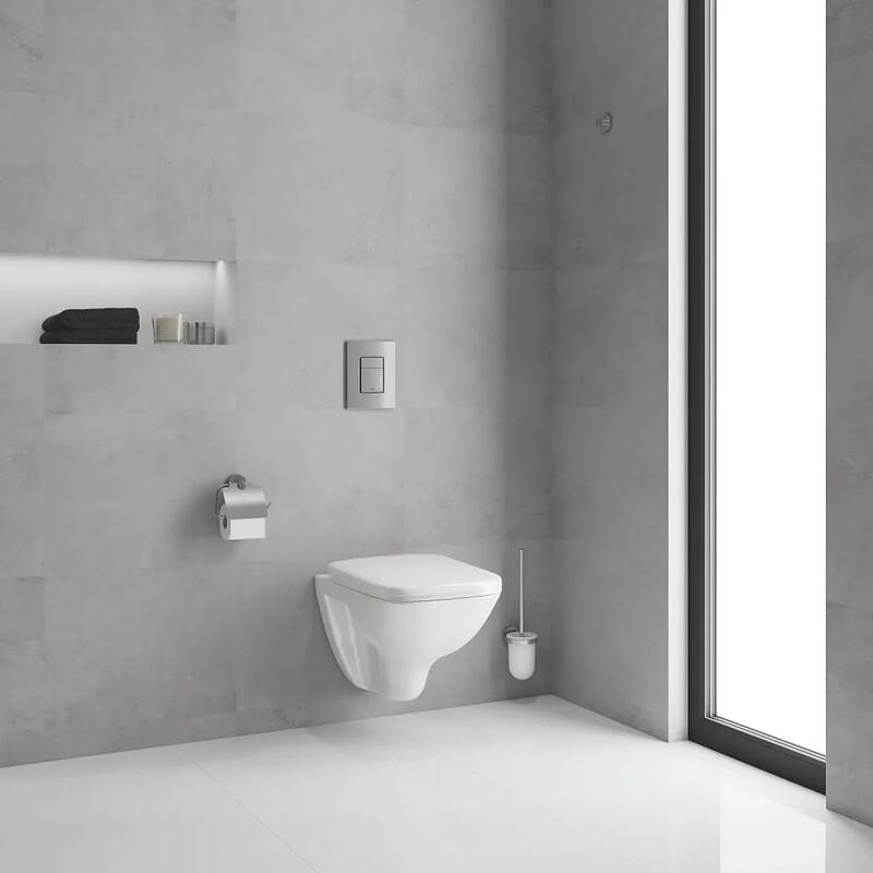 Tualetes poda komplekts Grohe WC+rāmis Solido +poga Skate Cosmopolitan Chrome+vāks Soft Close 39467000 - Image 2