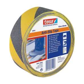 Tesa Anti-Slip Pretslīdes lente melna/dzeltena, 50mm,15m - Image 1