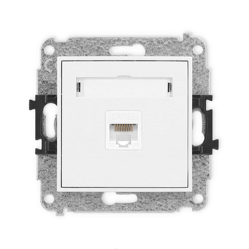 ICON Vienas datora ligzdas mehānisms 1xRJ45, 5e kat., 8 kontakti - Image 1