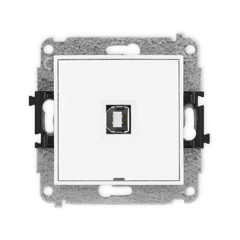 ICON USB A-B 2.0 vienas ligzdas mehānisms, bez apraksta lauka - Image 1