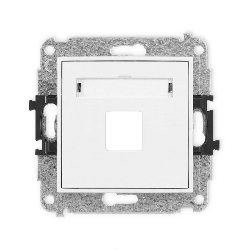 ICON vienas multimediju ligzdas mehānisms bez moduļa (Keystone standarts) - Image 1