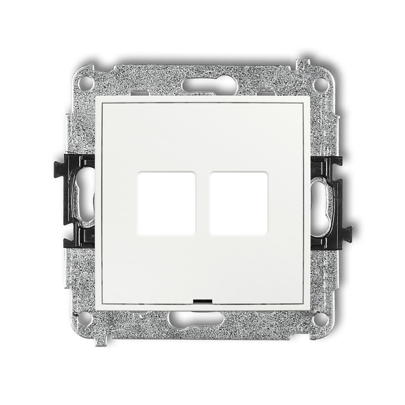 ICON divu multimediju ligzdu mehānisms bez moduļa (Keystone standarts), bez apraksta lauka - Image 1
