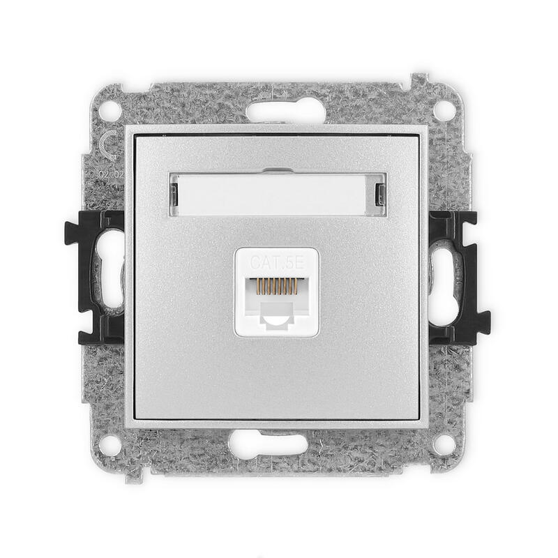 ICON Vienas datora ligzdas mehānisms 1xRJ45, 5e kat., 8 kontakti - Image 1