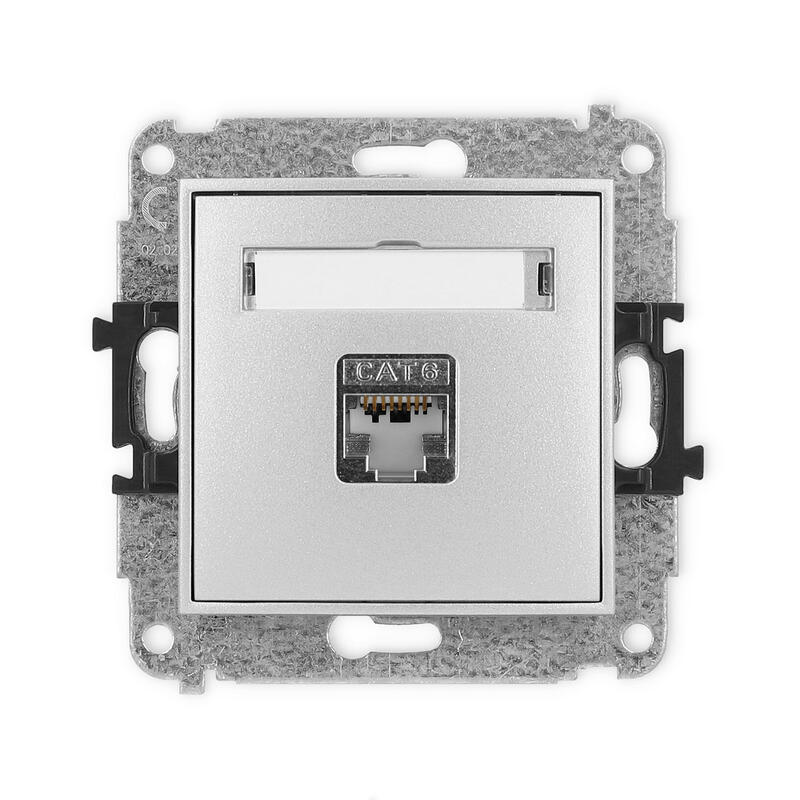 ICON Vienas datora ligzdas mehānisms 1xRJ45, 5e kat., ekranēts, 8 kontakti - Image 1