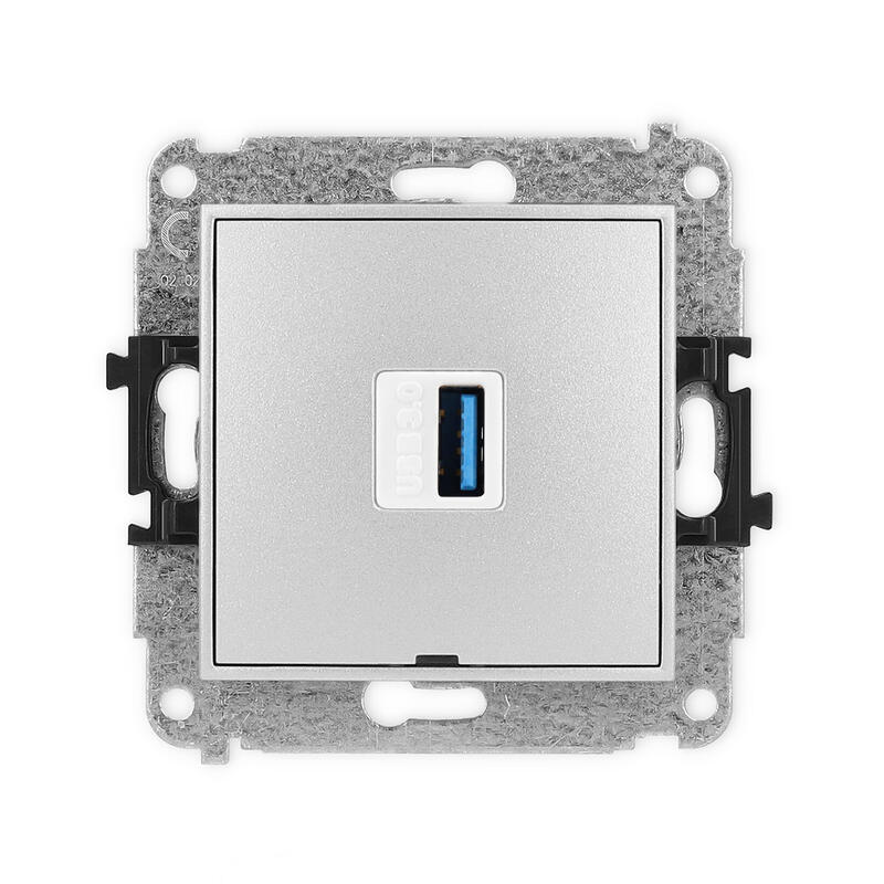 ICON USB A-A 3.0 vienas ligzdas mehānisms, bez apraksta lauka - Image 1