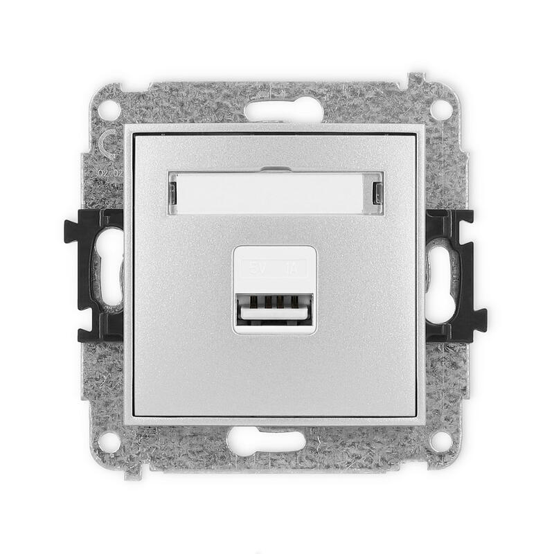 ICON Viena USB uzlādes mehānisms USB A, 5 W maks., 5 V, 1 A - Image 1