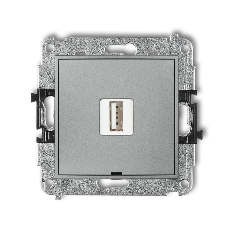 ICON Viena USB uzlādes mehānisms USB A, 5 W maks., 5 V, 1 A, bez apraksta lauka - Image 1