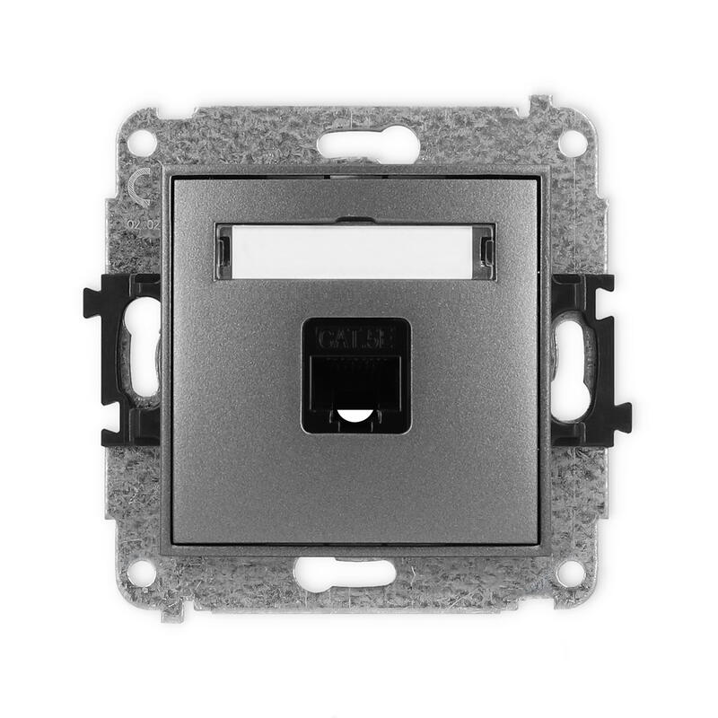 ICON Vienas datora ligzdas mehānisms 1xRJ45, 5e kat., 8 kontaktu - Image 1