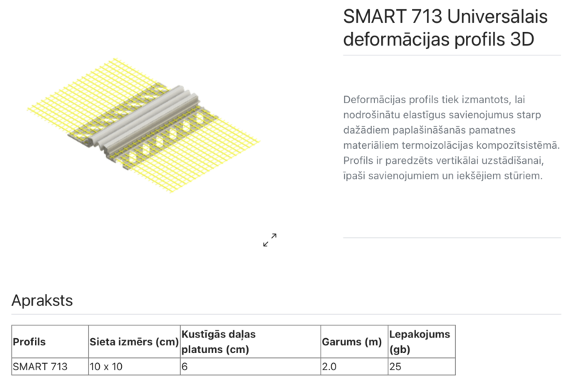 SMART 713 Deformācijas profils 3D - Image 2
