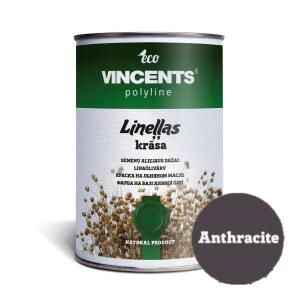 Vincents Polyline Lineļļas krāsa Anthracite 1L - Image 1