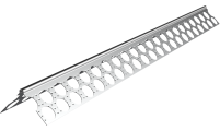 ETIX 4530 Alumīja stūris 23x23 mm perforēts 0,3 mm 3,0m - Image 1