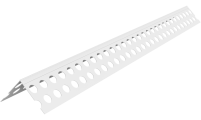 ETIX 3053 PVC stūra līste ar aso kanti 24x24mm - Image 1