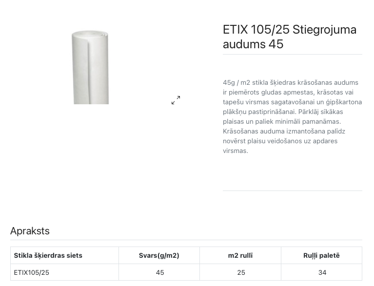 ETIX 105/25 Audums 45 g/m2    1,0 x 25 m - Image 2
