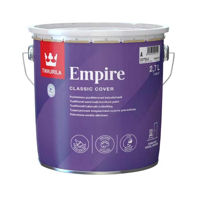 Empire Furniture Paint alkīda krāsa (želejveida), mēbelēm, iekšdarbiem 0.225L - Image 1