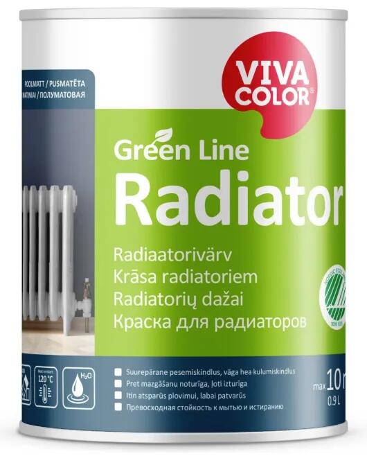 Radiator pusmatēta krāsa radiatoriem Green Line 0,9L - Image 1