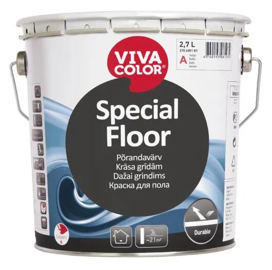 Special FLOOR grīdas krāsa, spīdīga 2,7L - Image 1