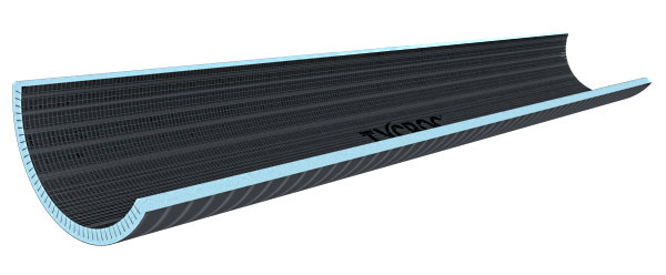 Tycroc FXL XPS/polimērcementa plāksne ar garenrievām 2500x600x50mm - Image 1