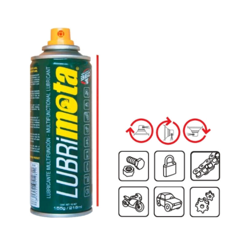 LUBRIMOTA daudzfunkcionālā silikona eļļa aerosolā, 300 g - Image 1