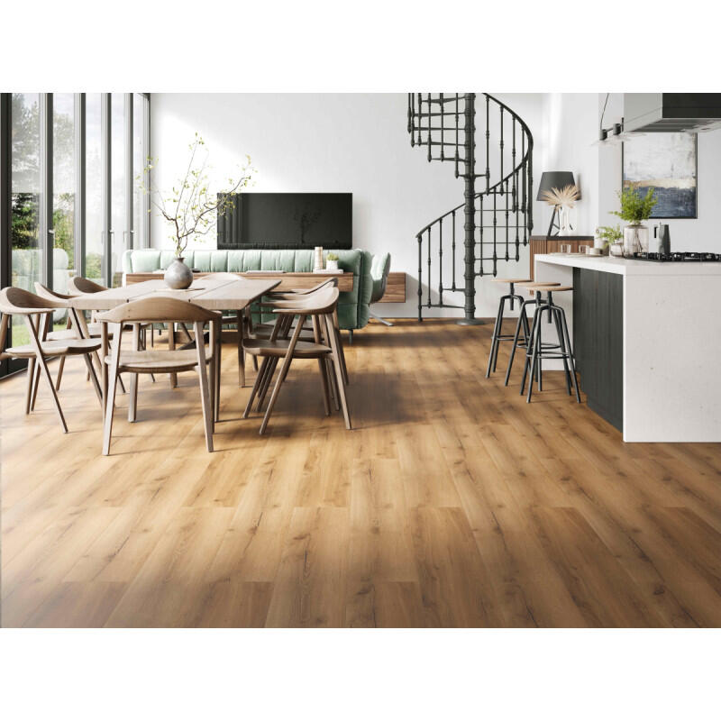 SPC vinila grīda Big Size 3285-70 | 42. klase | 1830×236×7 mm | ar apakšklāju | 2,08m2 - Image 1