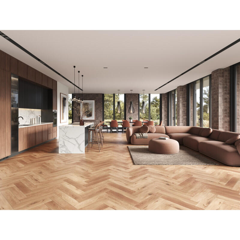 SPC vinila grīda Herringbone 2607H-55 | 42. klase | 610×126×5,7 mm | ar apakšklāju | 2,305m2 - Image 1