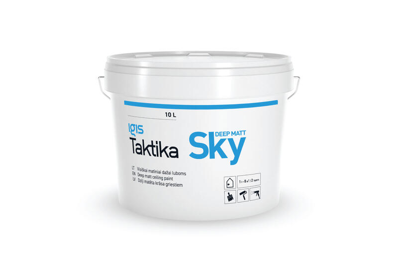Krāsa dziļi matēta griestiem TAKTIKA SKY 3L - Image 1