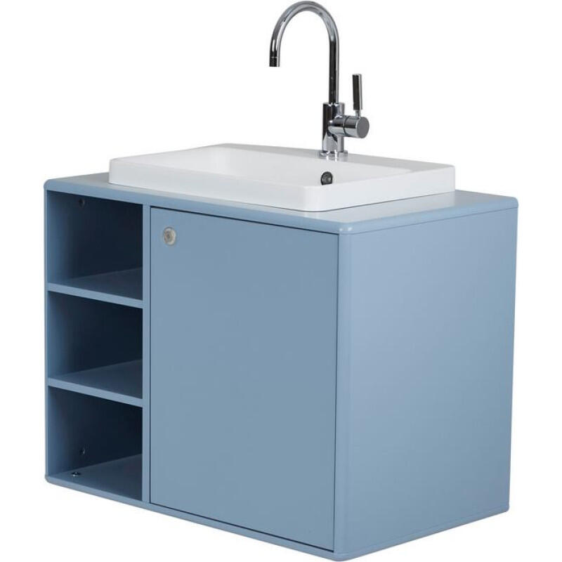 Tenzo Tom Tailor izlietnes skapītis 62 x 80 x 50 cm, pelēcīgi zils (Dove Blue) - Image 1