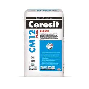 Ceresit CM 12 Elestīgā flīžu līme, pelēka 25kg - Image 1