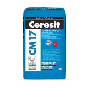 Ceresit CM 17 Super flexible Īpaši elastīga, šķiedrām pastiprināta flīžu līme, 25kg - Image 1
