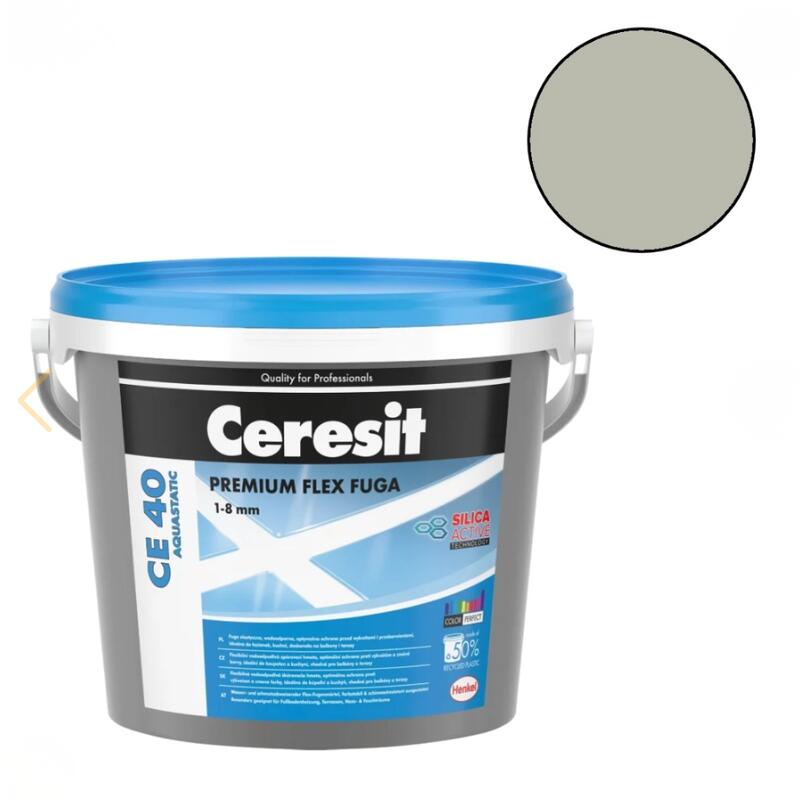 Ceresit CE 40 Elastīgs flīžu šuvotājs, platīna (14), 2kg - Image 1