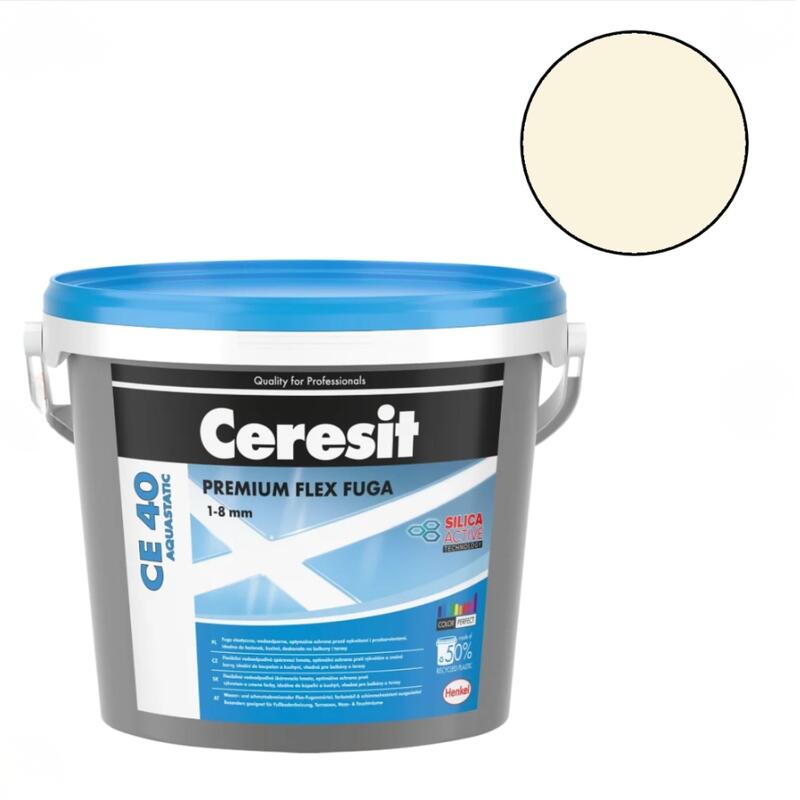 Ceresit CE 40 Elastīgs flīžu šuvotājs, jasmīna (40), 5kg - Image 1