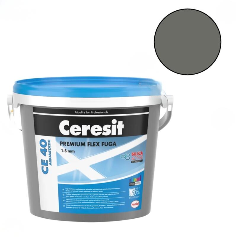 Ceresit CE 40 Elastīgs flīžu šuvotājs, grafīta (16), 2kg - Image 1