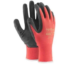 Wolf Ogrifox Cimdi CRC ar lateksa pārklājumu sarkani  - Image 1