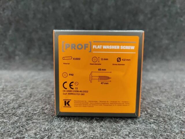 PROF Montāžas skrūves / pašurbjošās, 4,2x64 mm. 300 gab. PH2 galva - Image 2