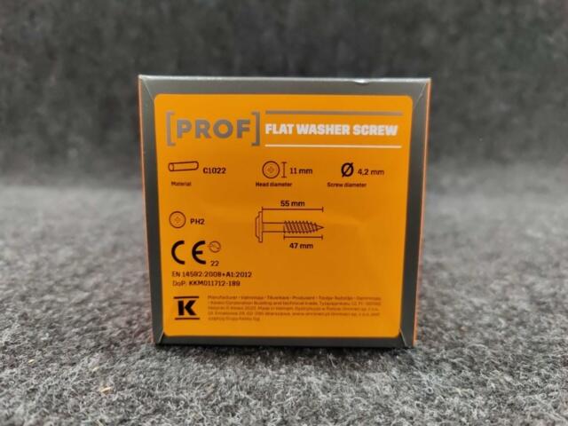 PROF Montāžas skrūves / pašurbjošās, 4,2x55 mm. 400 gab. PH2 galva - Image 2