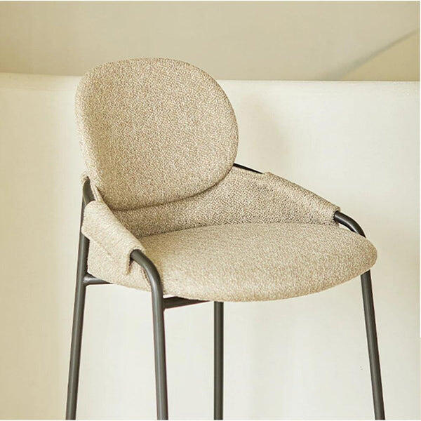 Tenzo Wing bāra krēsls, augstais ar atzveltni, gaiši pelēkbrūns (Pale Taupe) - Image 2