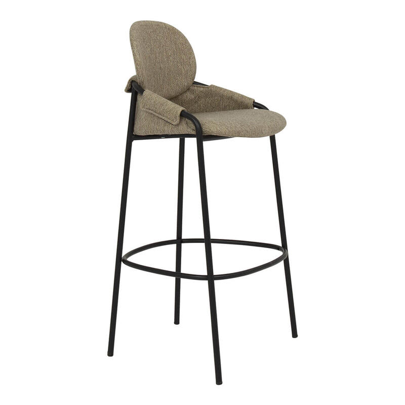 Tenzo Wing bāra krēsls, augstais ar atzveltni, gaiši pelēkbrūns (Pale Taupe) - Image 7