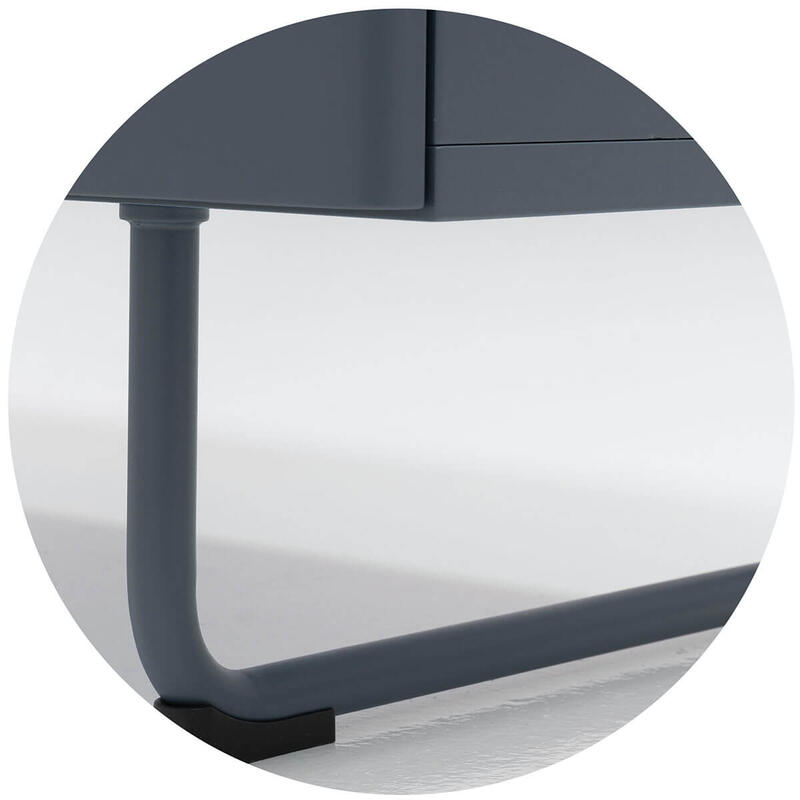 Tenzo Parma TV plaukts 146 x 51 x 43 cm, matēti zils (Lake Blue) - Image 3