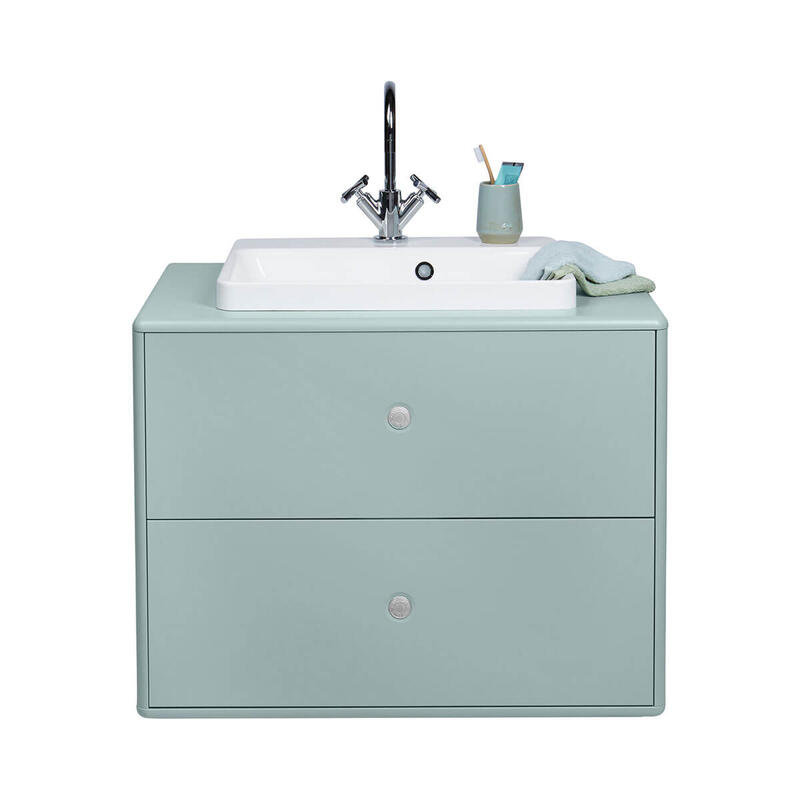 Tenzo Tom Tailor, vannas istabas skapītis, 80 × 49,5 × 62 cm, salvijas zaļš (Sage Green) - Image 7