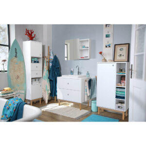 Tenzo Tom Tailor izlietnes skapītis 62 x 80 x 50 cm, balts (White) - Image 3