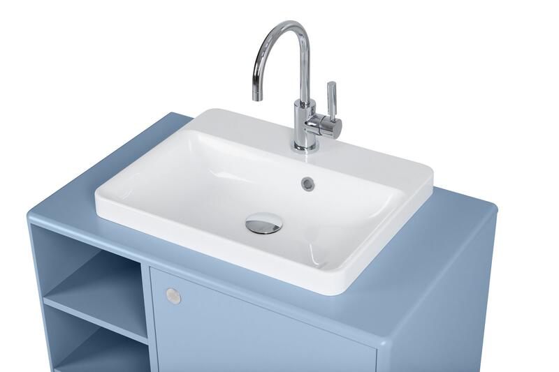 Tenzo Tom Tailor izlietnes skapītis 62 x 80 x 50 cm, pelēcīgi zils (Dove Blue) - Image 3