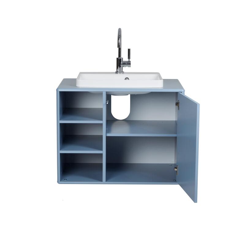 Tenzo Tom Tailor izlietnes skapītis 62 x 80 x 50 cm, pelēcīgi zils (Dove Blue) - Image 8