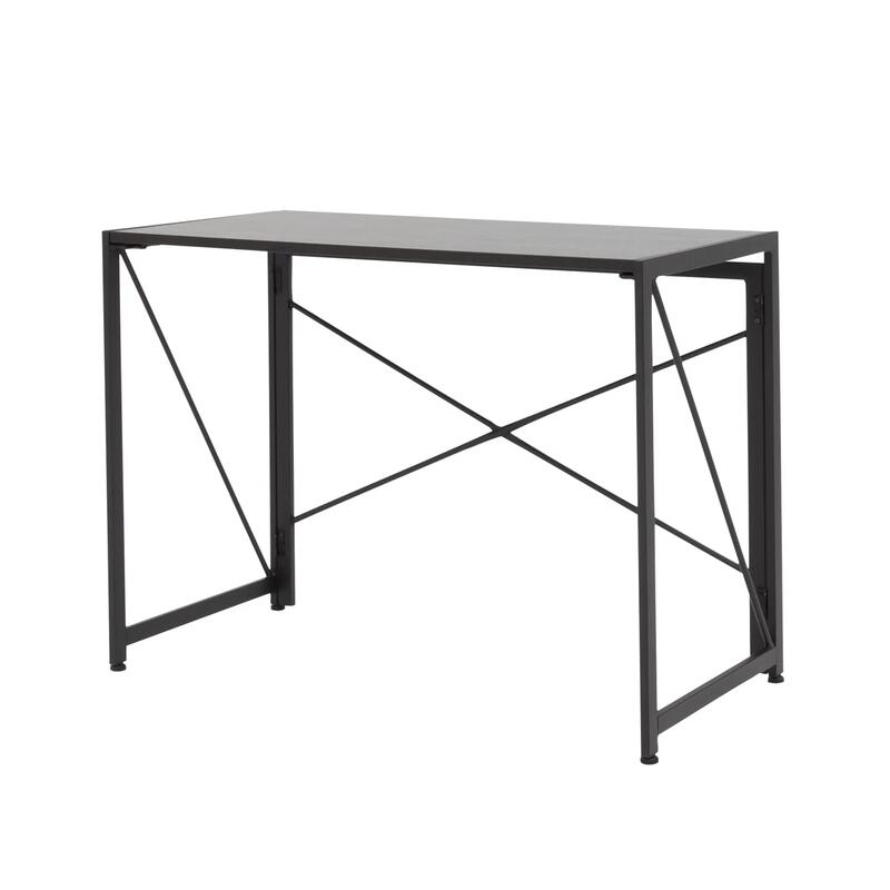 Tenzo saliekamais rakstāmgalds 100x50 cm, melns osis (Black Ash) - Image 9