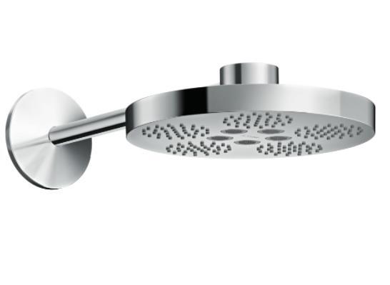 Dušas galva ar turētāju Axor One 280 2 jet, no sienas, hroms - Image 1