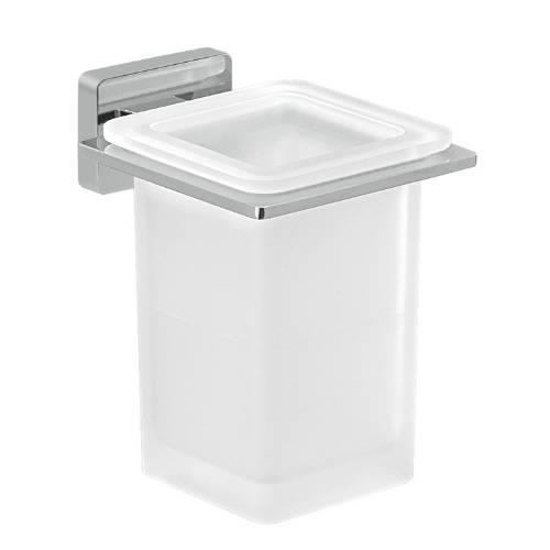 Glāze ar turētāju Atena, hroms - Image 1
