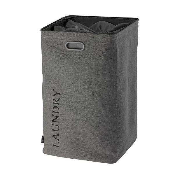 Veļas kaste Evora, 400x400 mm, h=700 mm, 112 l, pelēka - Image 1