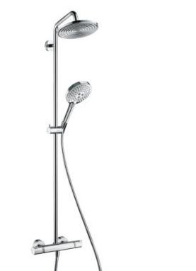 Dušas sistēma ar dušas termostatu Raindance Select S 240 1jet P/Raindance Select S 120 3jet P, hroms - Image 1