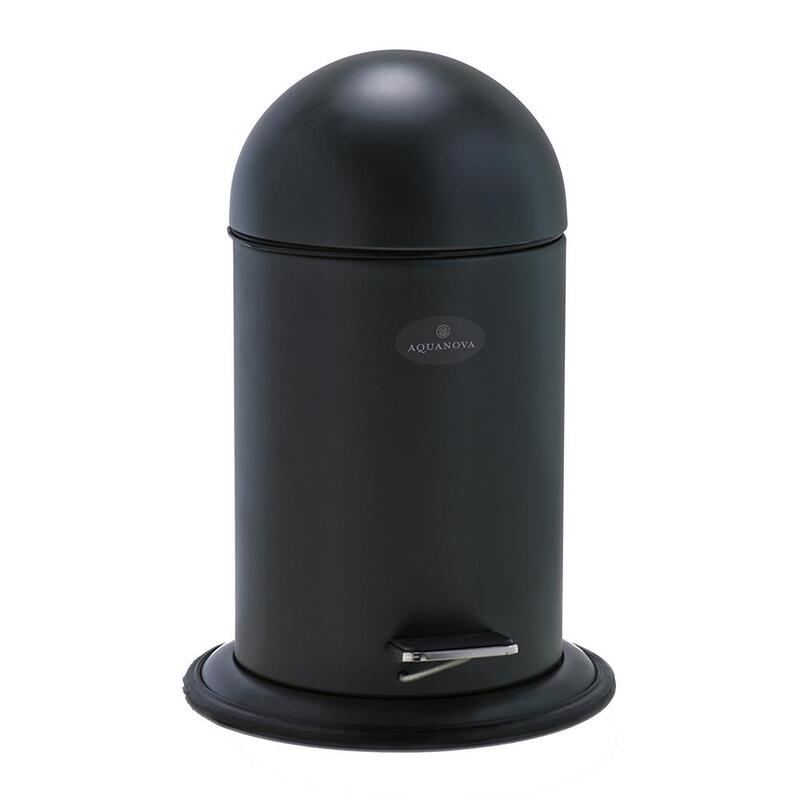 Atkritumu tvertne ar pedāli Ona, 3l, melna - Image 1