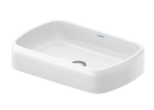 Izlietne Qatego, 600x400 mm, balta - Image 1