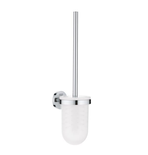 Tualetes birste ar turētāju Essentials New, hroms - Image 1