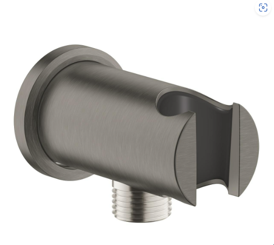 Dušas turētājs ar izvadu 1/2 Rainshower, brushed hard graphite - Image 1